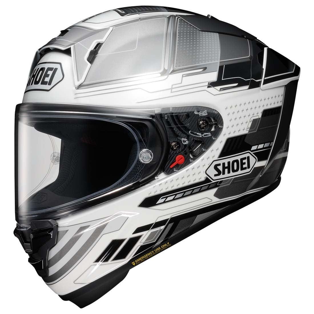 Shoei X-SPR Pro Full Face Race Helmet - Proxy White / Black