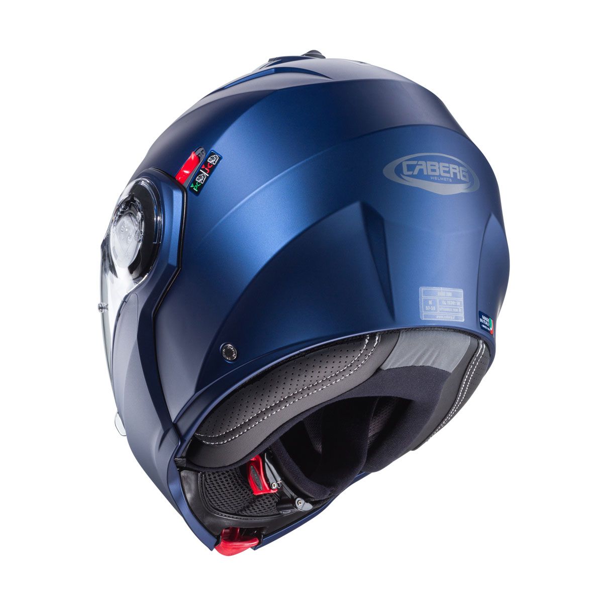 CABERG Duke Evo Flip Front Helmet - Matt Blue
