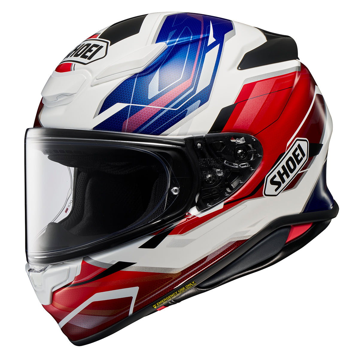 Shoei NXR2 Helmet Capriccio TC10 - White / Red / Blue