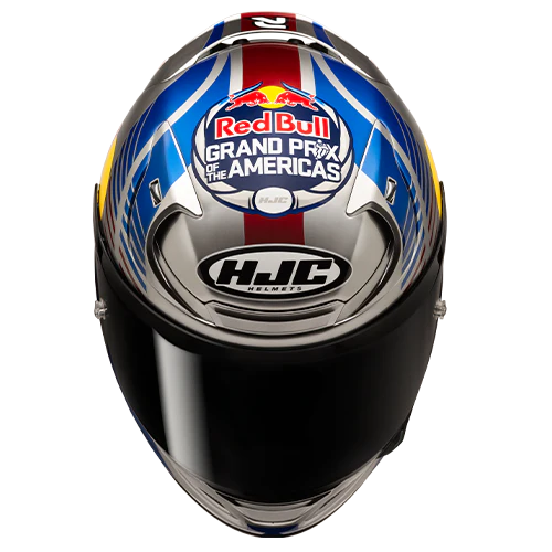 HJC RPHA 12 Red Bull Austin GP2 - Silver / Red / Blue