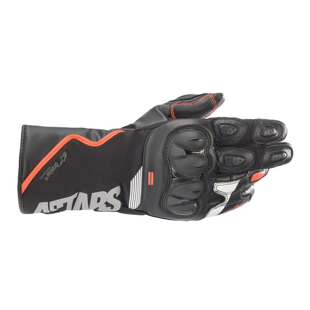 SP-365 Drystar Waterproof Gloves - Black / Red Fluo / White