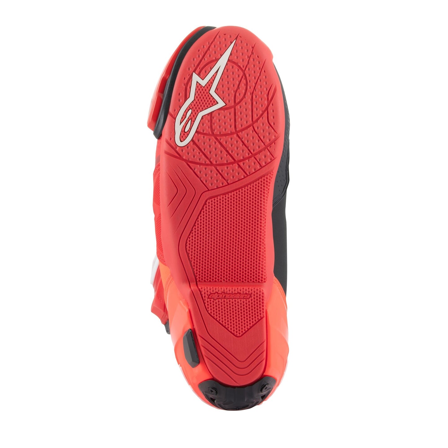 Alpinestars Supertech R Leather Boots - Bright Red / Red Fluo