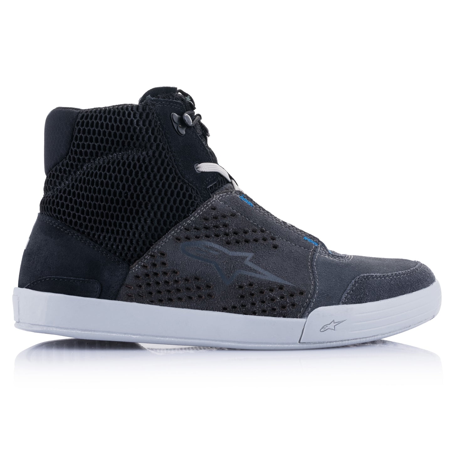 Alpinestars Chrome Air Shoes - Black / Cool Grey / Blue