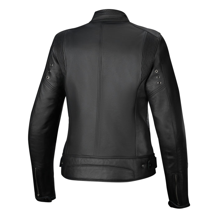 Alpinestars Stella Dyno Leather Ladies Jacket - Black / Tar Grey / Dark Grey