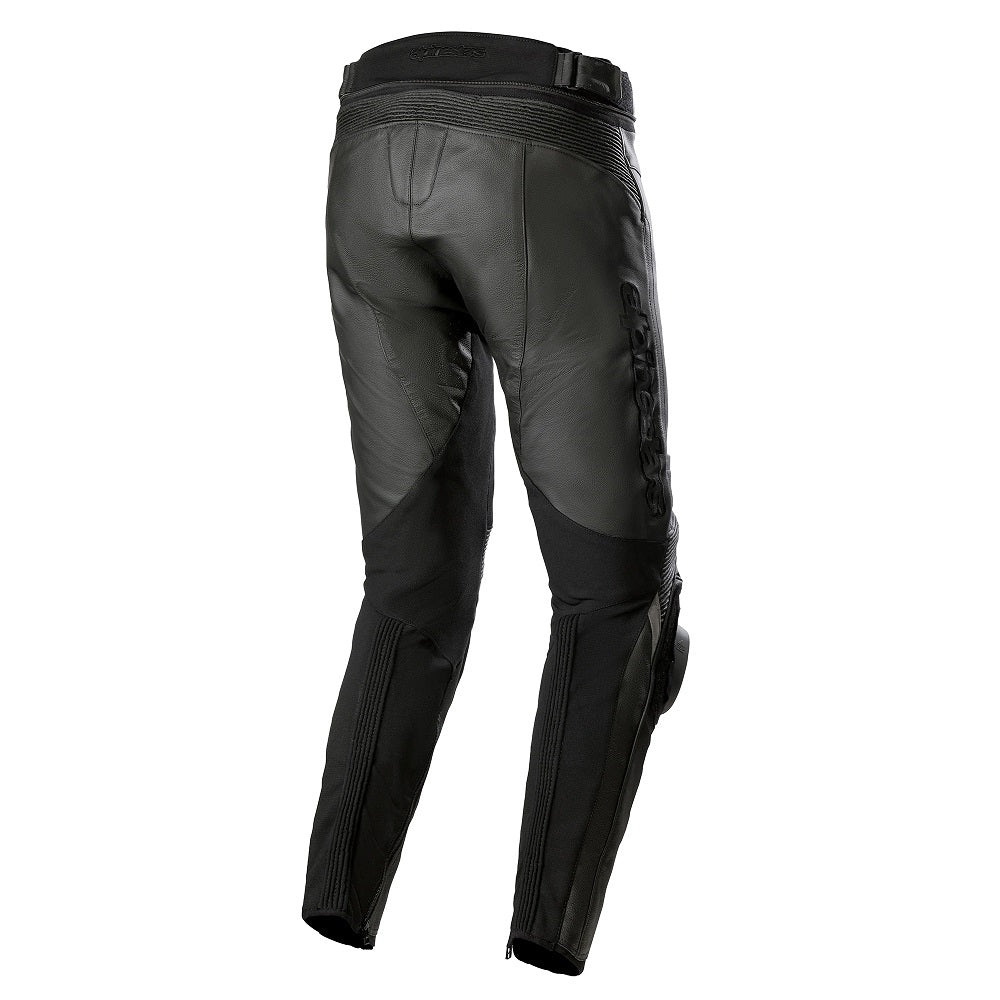 Alpinestars Missile V3 Leather Pants Short Leg - Black / Black