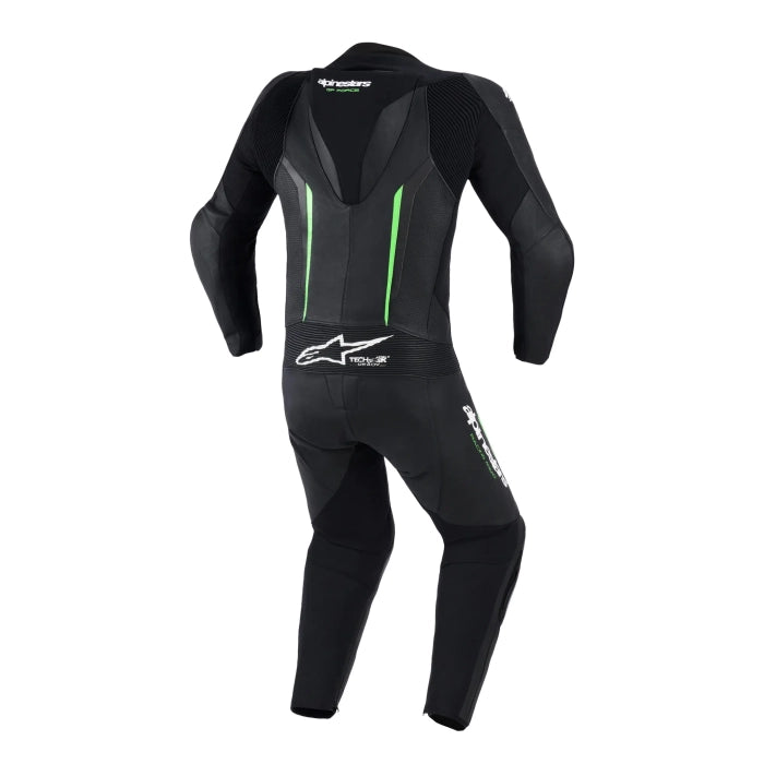 Alpinestars GP Force V2 Leather Suit 1 Piece - Black / Green