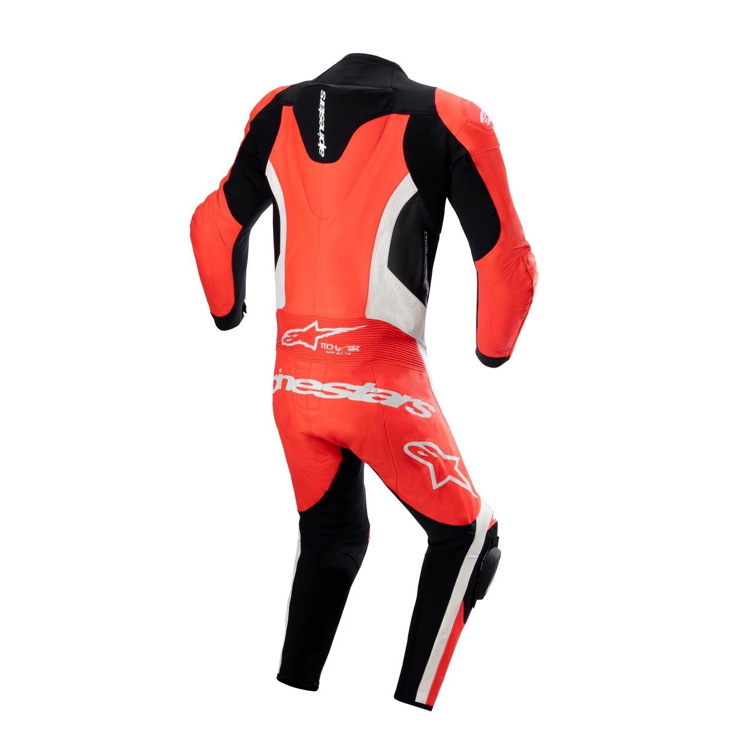 Alpinestars GP Force Lurv 1 Piece Leather Suit - Red Fluo / White / Black