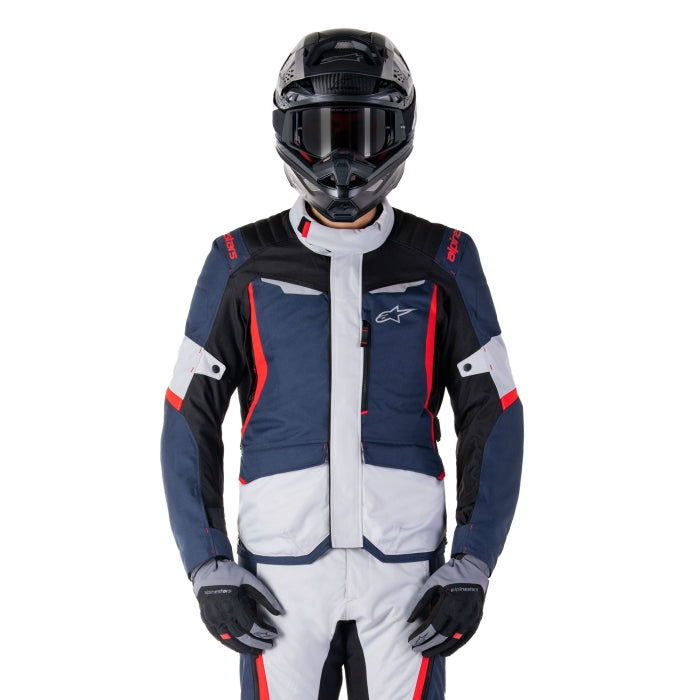 Alpinestars ST-1 Waterproof Jacket - Dark Blue / Black / Bright Red
