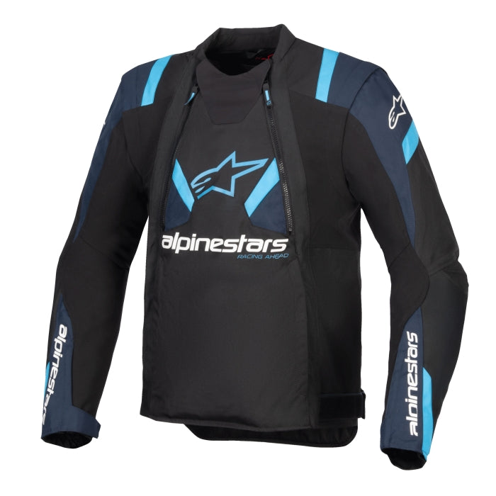 Alpinestars T-Stunt Air Jacket - Black / Dark Blue / Blithe Blue