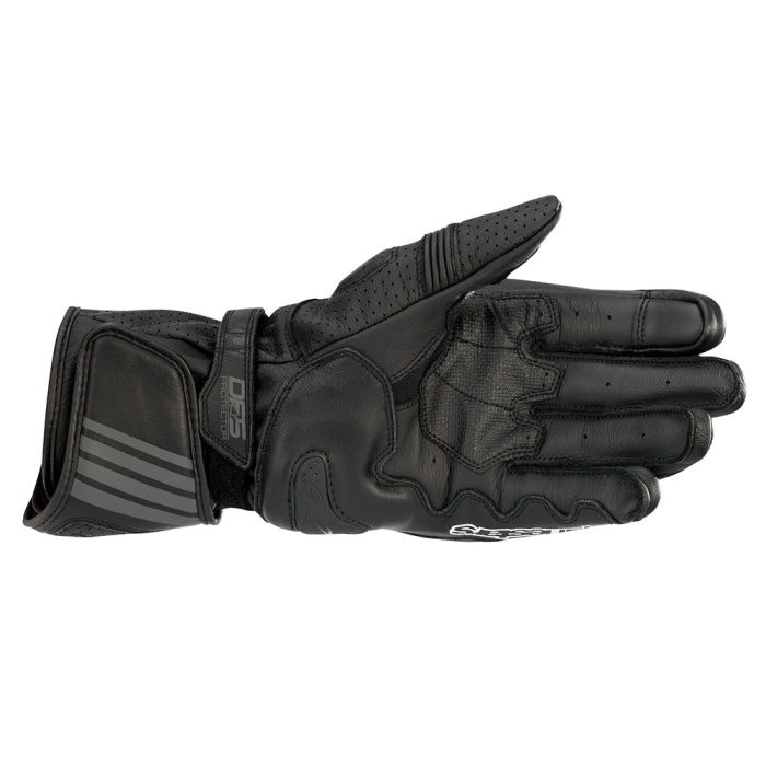GP Plus R V2 Leather Gloves - Black