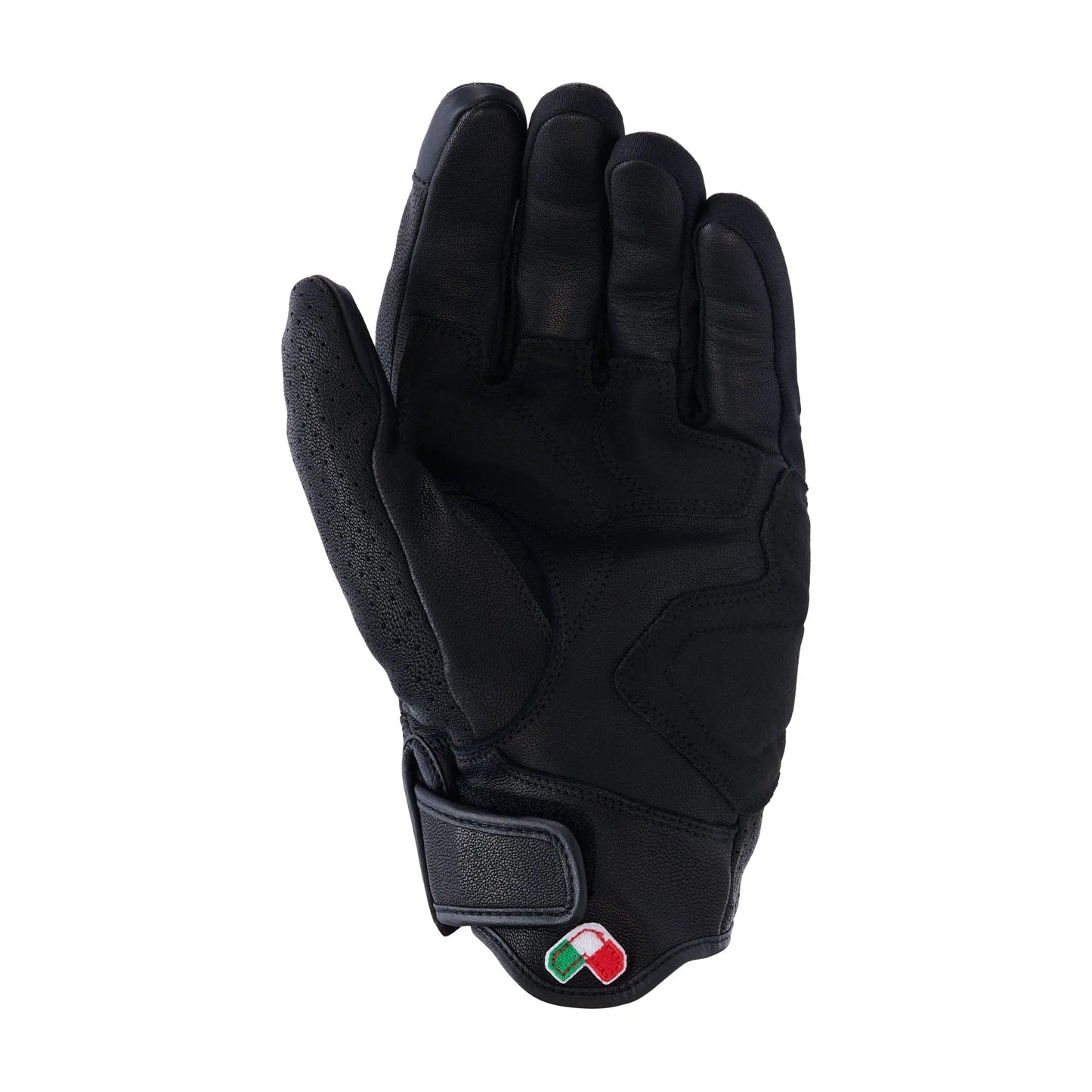 Alpinestars Mustang V3 Leather Gloves - Black / Black
