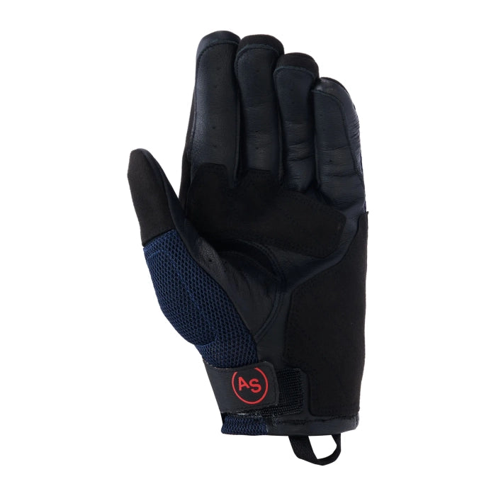 Alpinestars Manti Air Gloves - Deep Blue / Red Fluo / Asphalt