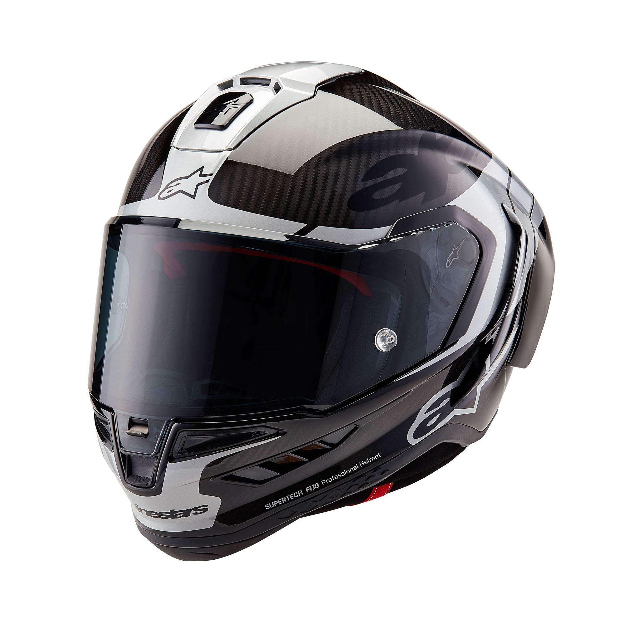 Alpinestars Supertech R10 Element Fim Helmet - Black / Carbon / Silver