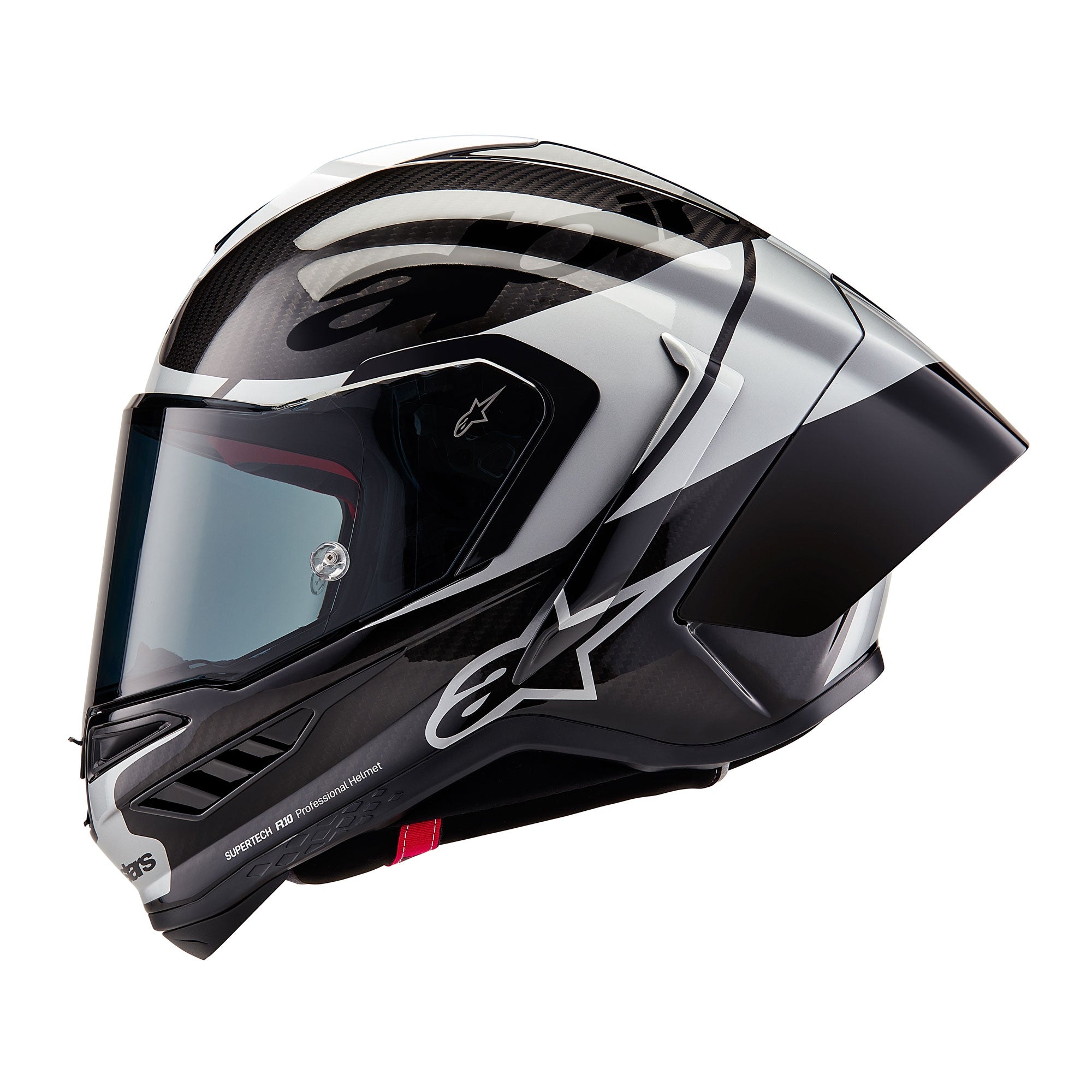 Alpinestars Supertech R10 Element Fim Helmet - Black / Carbon / Silver