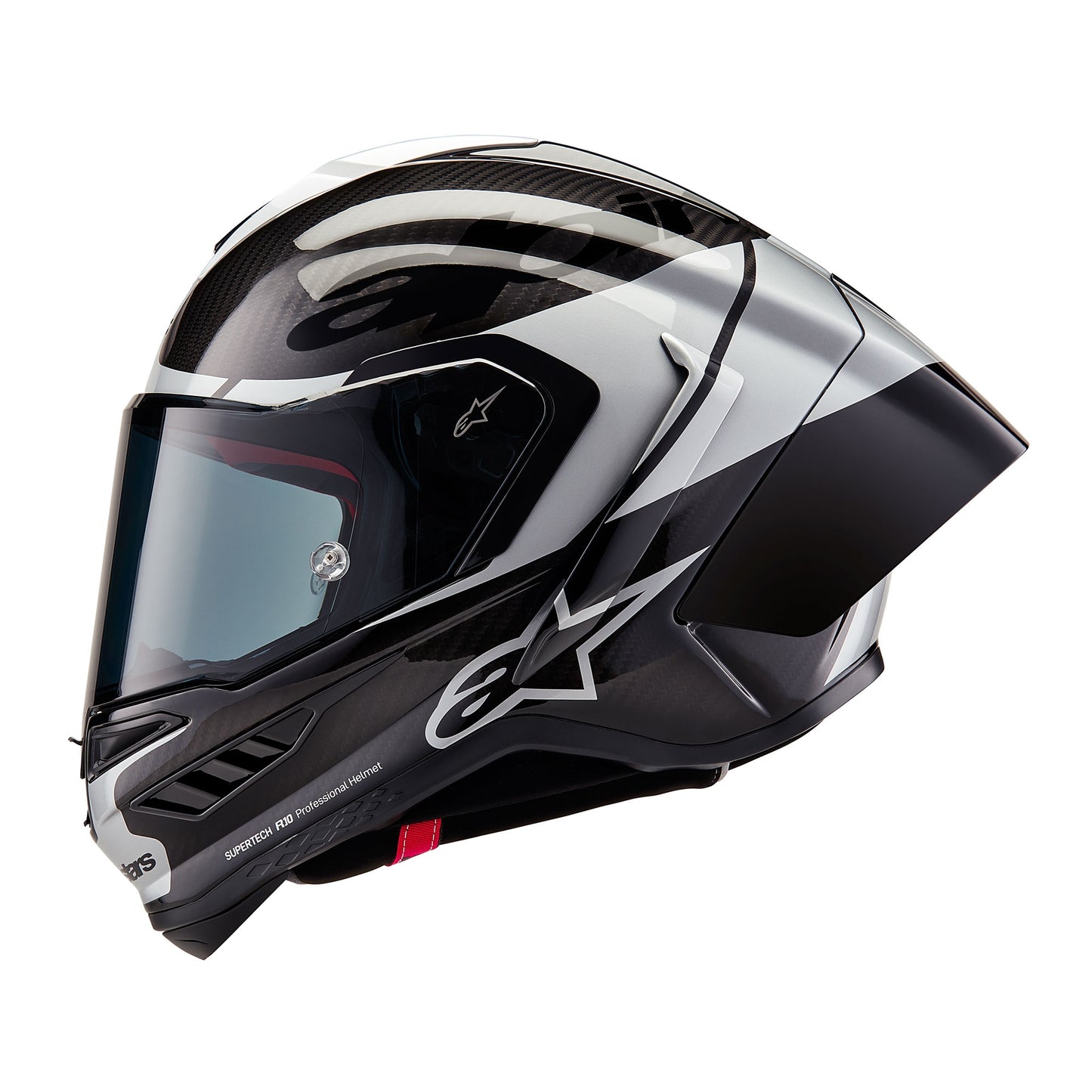 Alpinestars Supertech R10 Element Fim Helmet - Black / Carbon / Silver