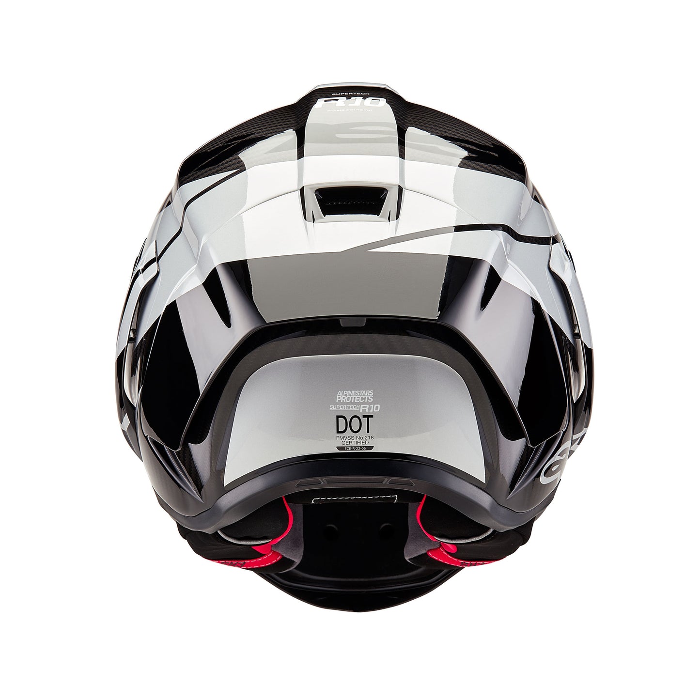 Alpinestars Supertech R10 Element Fim Helmet - Black / Carbon / Silver