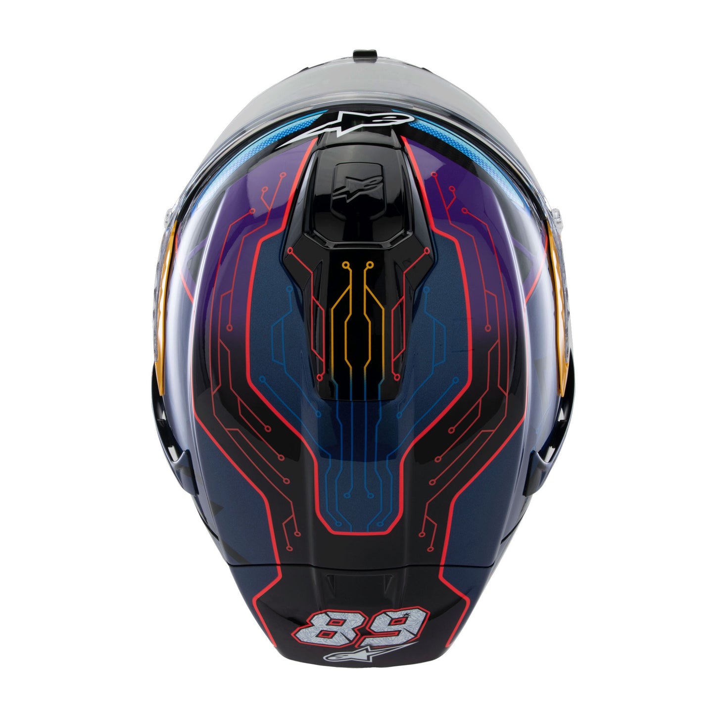 Alpinestars Supertech R10 Martinator R01 - Blue / Purple / Red Gloss