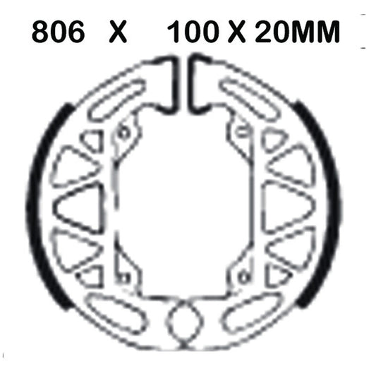 EBC Brake Shoes 806