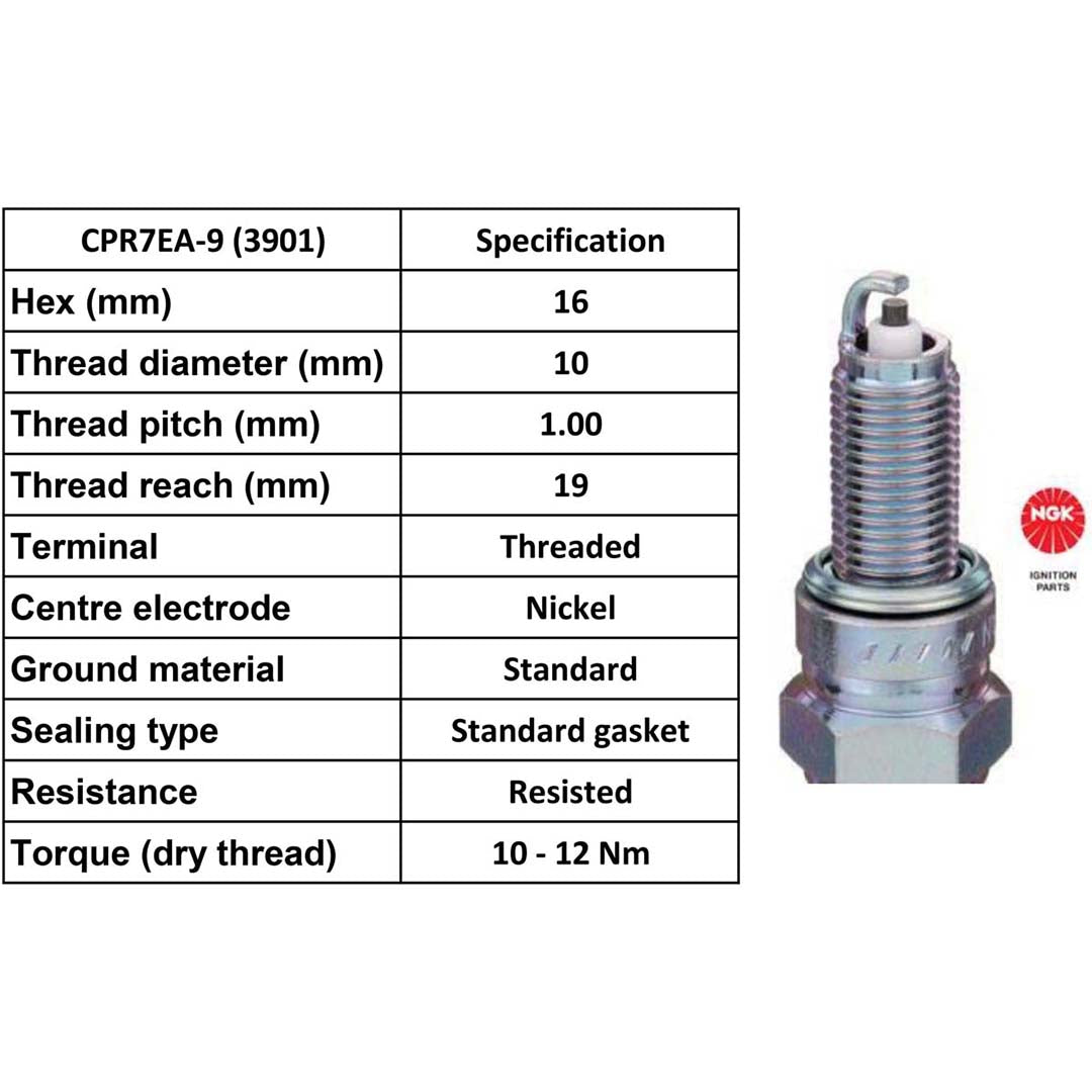 Ngk Spark Plug Cpr7 Ea 9