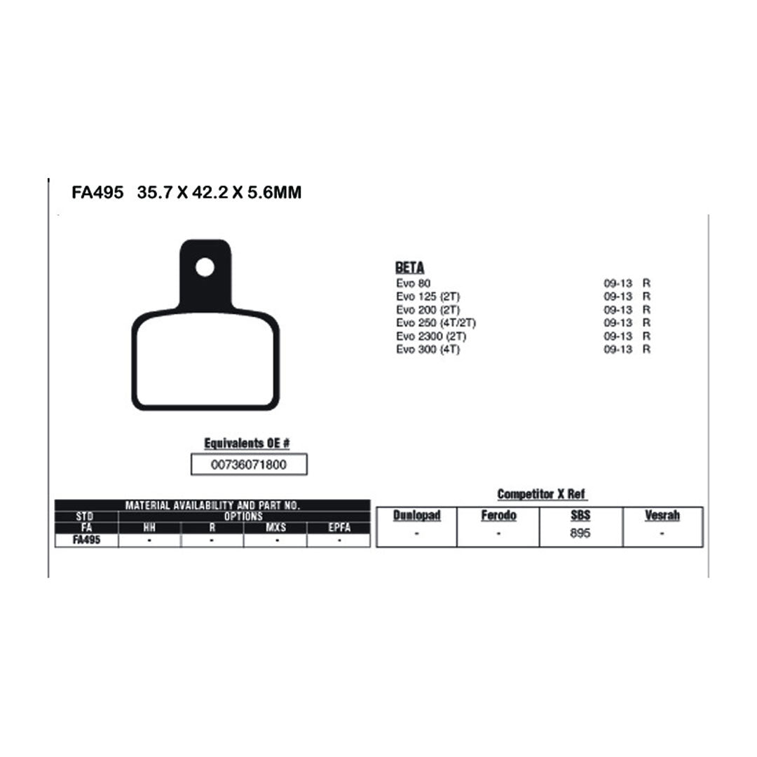 EBC Brake Pads FA495
