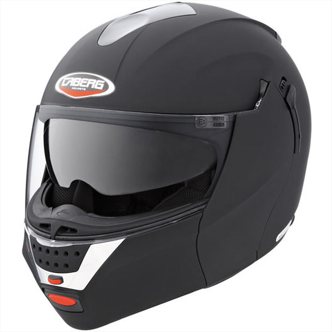 CABERG Justissimo GT Metal Black Flip Up Motorcycle Helmet - Extra Small