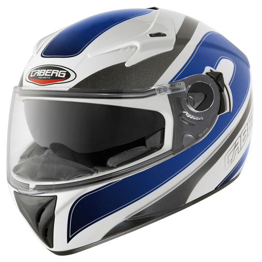 CABERG V2RR Chrono White / Blue Helmet