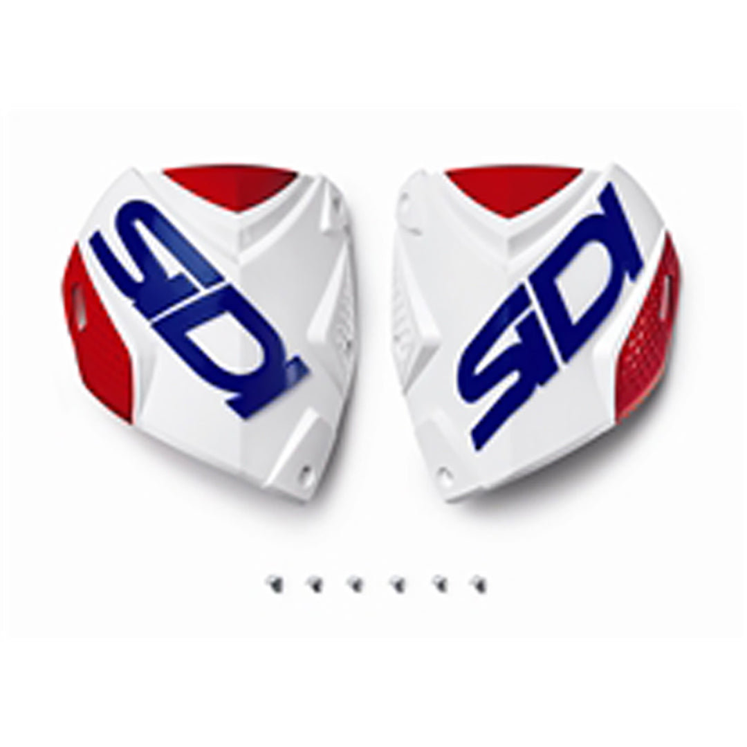 Sidi Crossfire 2 Shin Plate White / Red / Blue