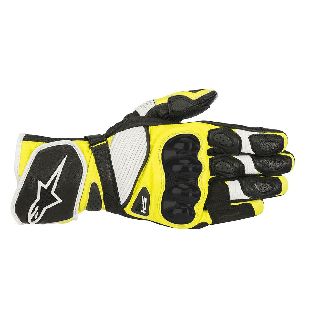 Alpinestars SP-1 v2 Gloves Black White & Yellow Fluo