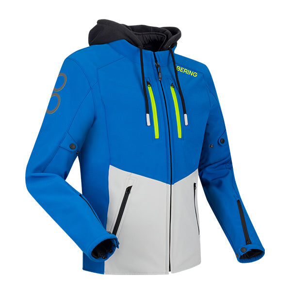 BERING Rotor Textile Jacket - Blue / Light Grey