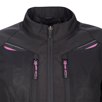 Bering Brazilia Ladies waterproof Jacket - Black / Fucha