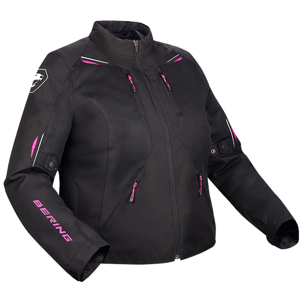 Bering Brazilia Ladies Queen Size Jacket - Black / Fucha
