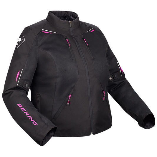 Bering Brazilia Ladies Queen Size Jacket - Black / Fucha