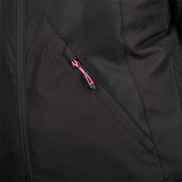 Bering Brazilia Ladies Queen Size Jacket - Black / Fucha