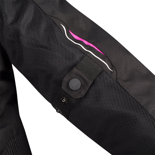 Bering Brazilia Ladies Queen Size Jacket - Black / Fucha