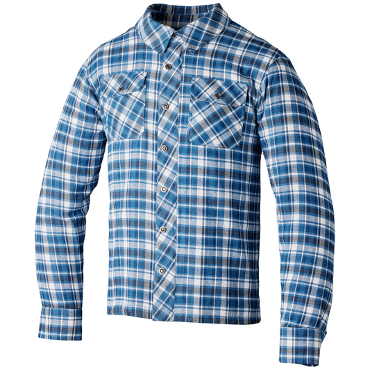 Lumberjack CE Mens Textile Shirt - Blue / Grey Check