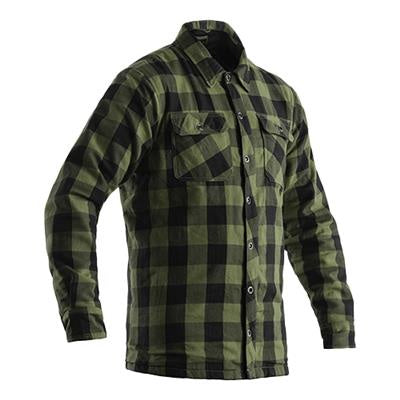 RST x Kevlar Lumberjack CE Mens Textile Shirt - Green Check