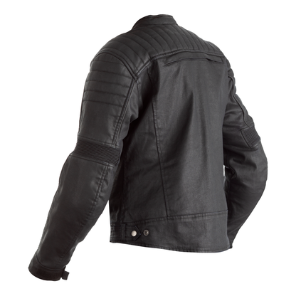 RST x Kevlar Brixton CE Ladies Wax Textile Jacket - Black .