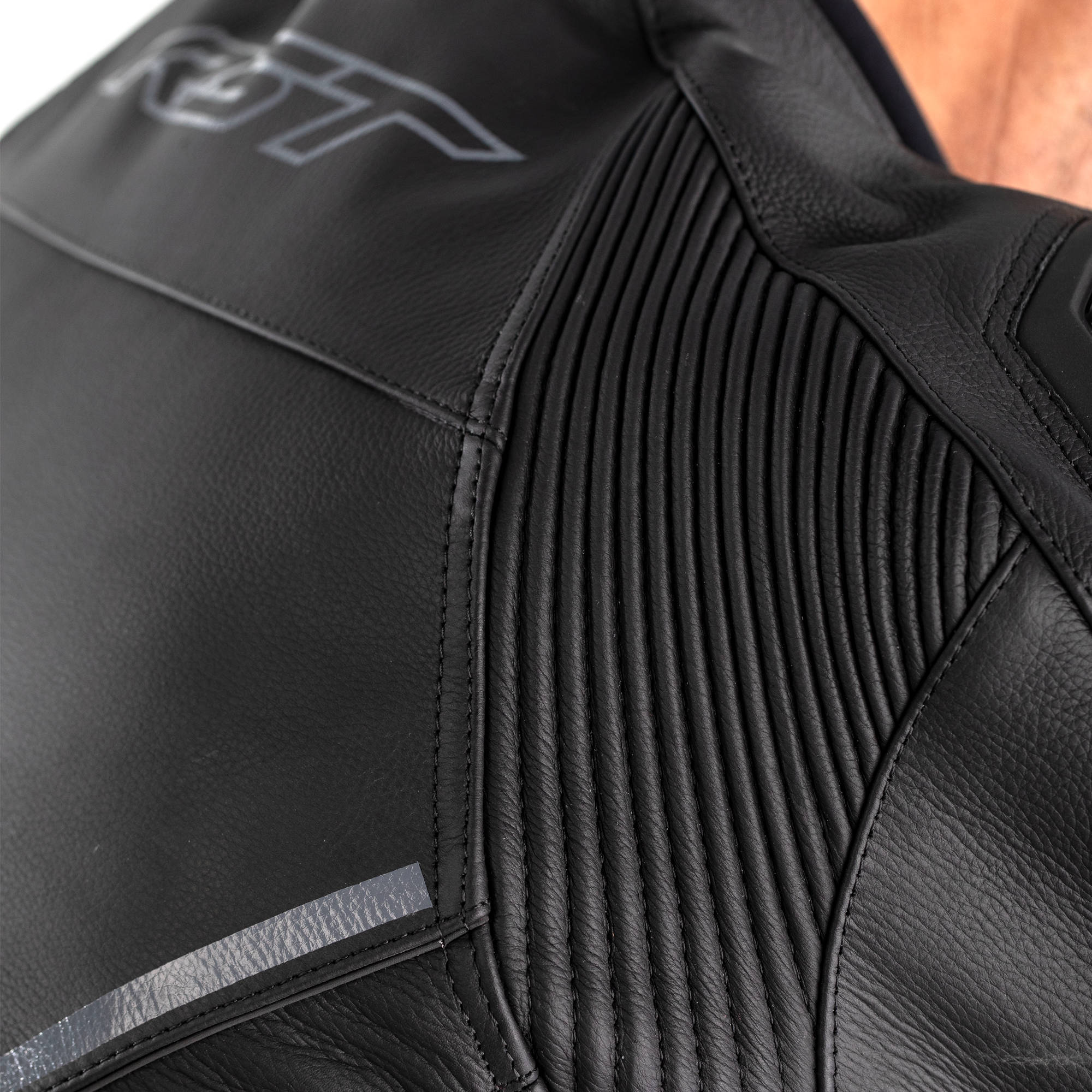 RST Sabre Airbag CE Mens Leather Jacket - Black