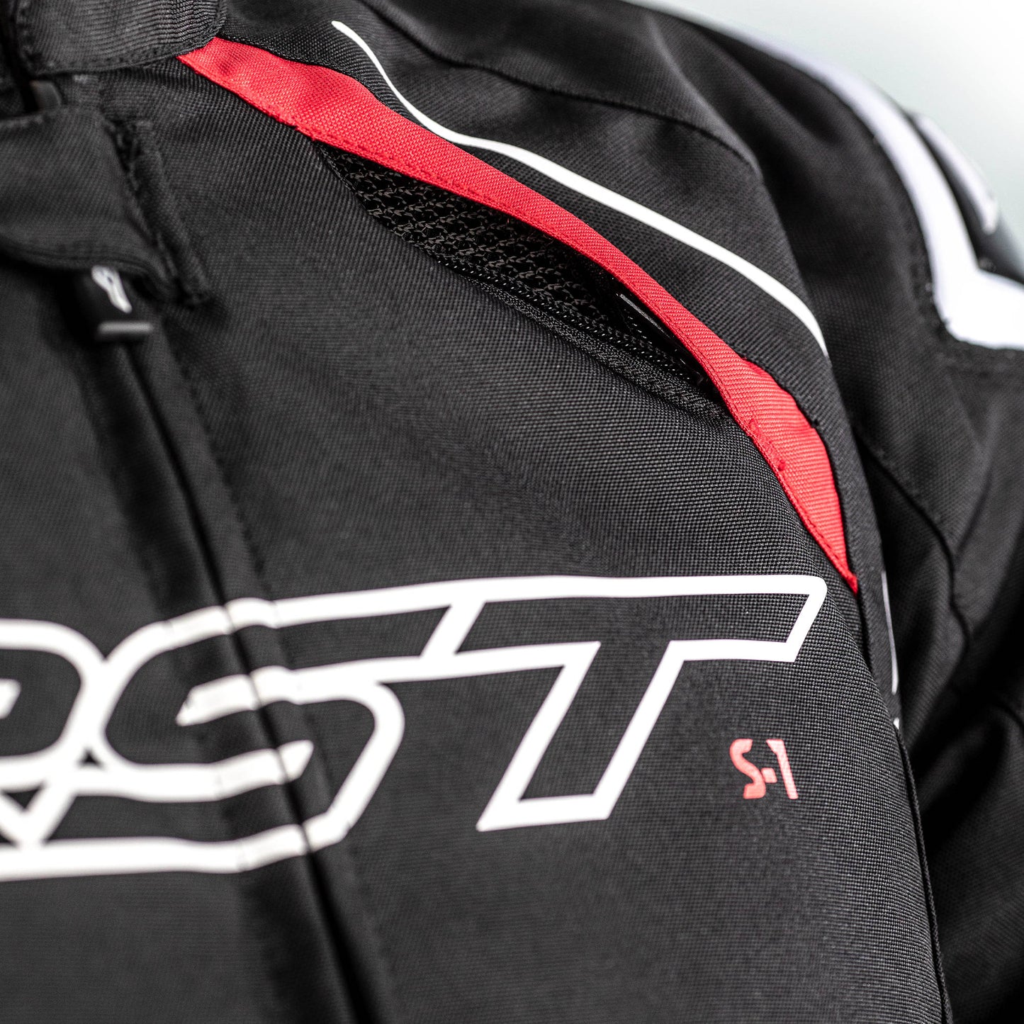 RST S1 CE Mens Textile Jacket - Red