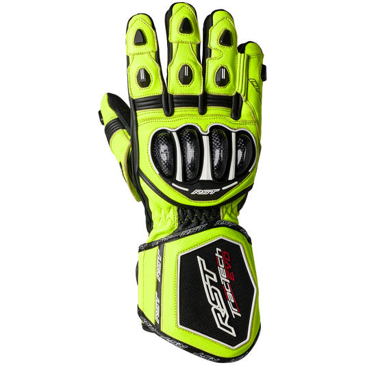 RST Tractech Evo 4 CE Mens Glove - Neon Yellow / Black / Black