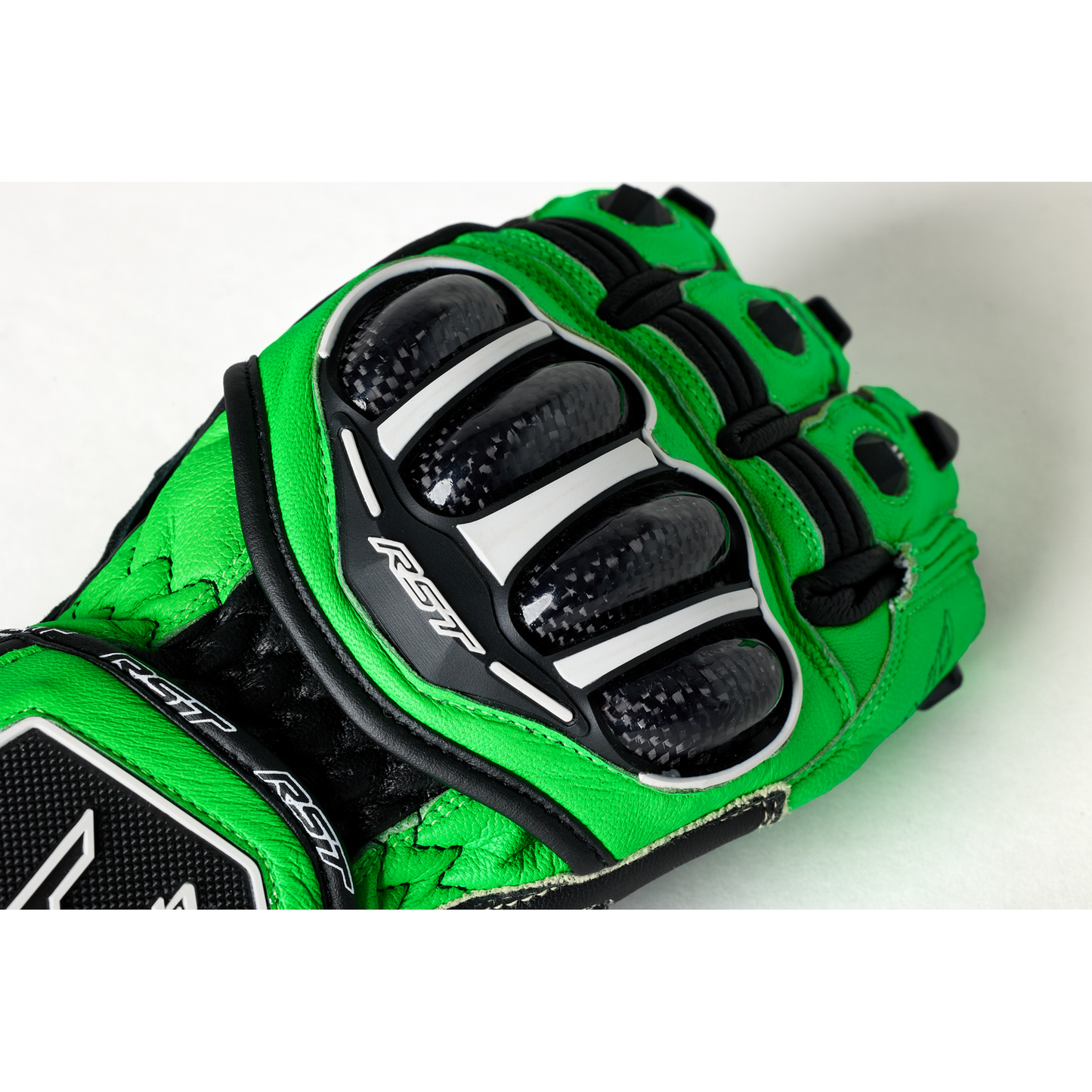 RST Tractech Evo 4 CE Mens Glove - Neon Green / Black