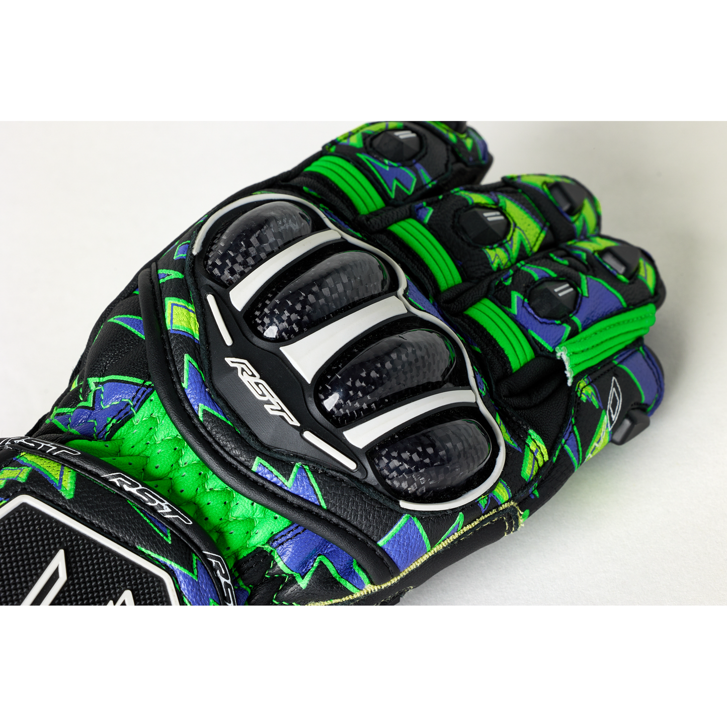 RST Tractech Evo 4 CE Mens Glove - Neon Green / Black