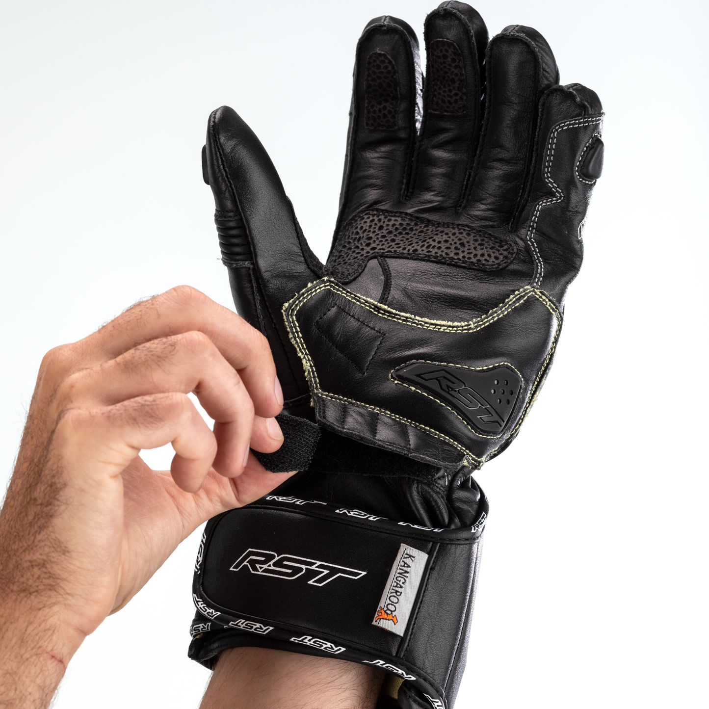 RST Tractech Evo 4 CE Mens Gloves - Black / Black / Black