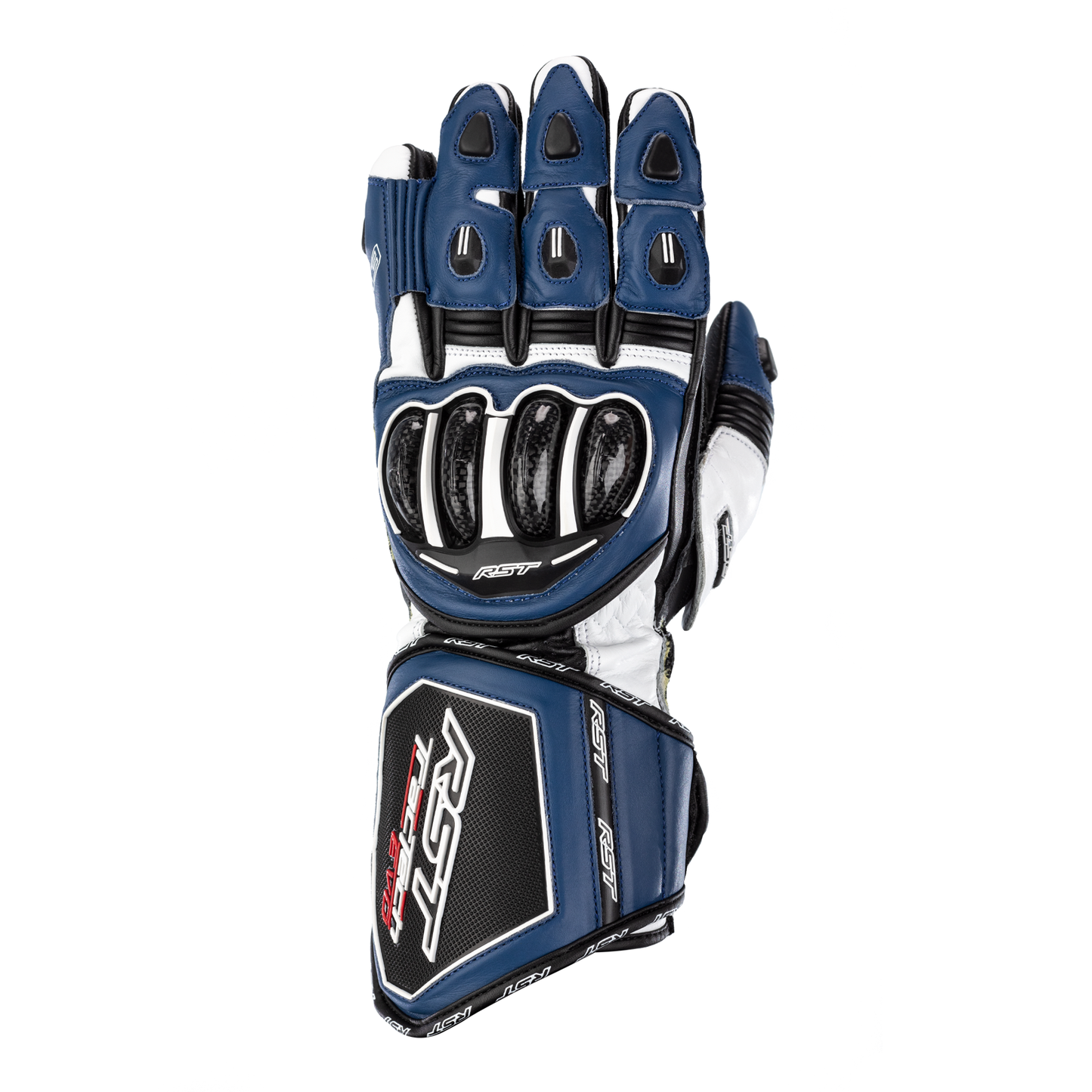 RST Tractech Evo 4 CE Mens Gloves - Blue / White / Black