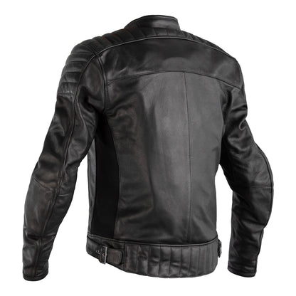 RST Fusion Airbag CE Mens Leather Jacket - Vintage Black
