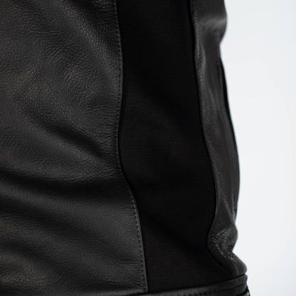 RST Fusion Airbag CE Mens Leather Jacket - Vintage Black
