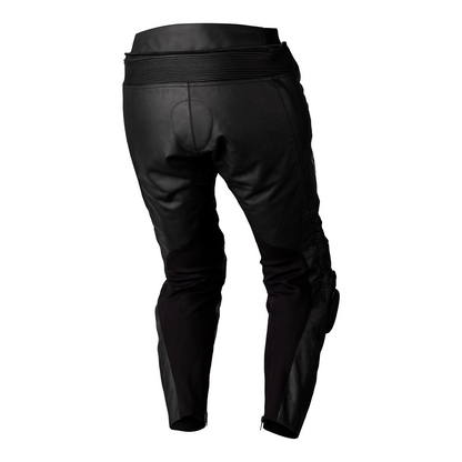 RST S1 CE Mens Leather Jeans - Regular Leg - Black / Black