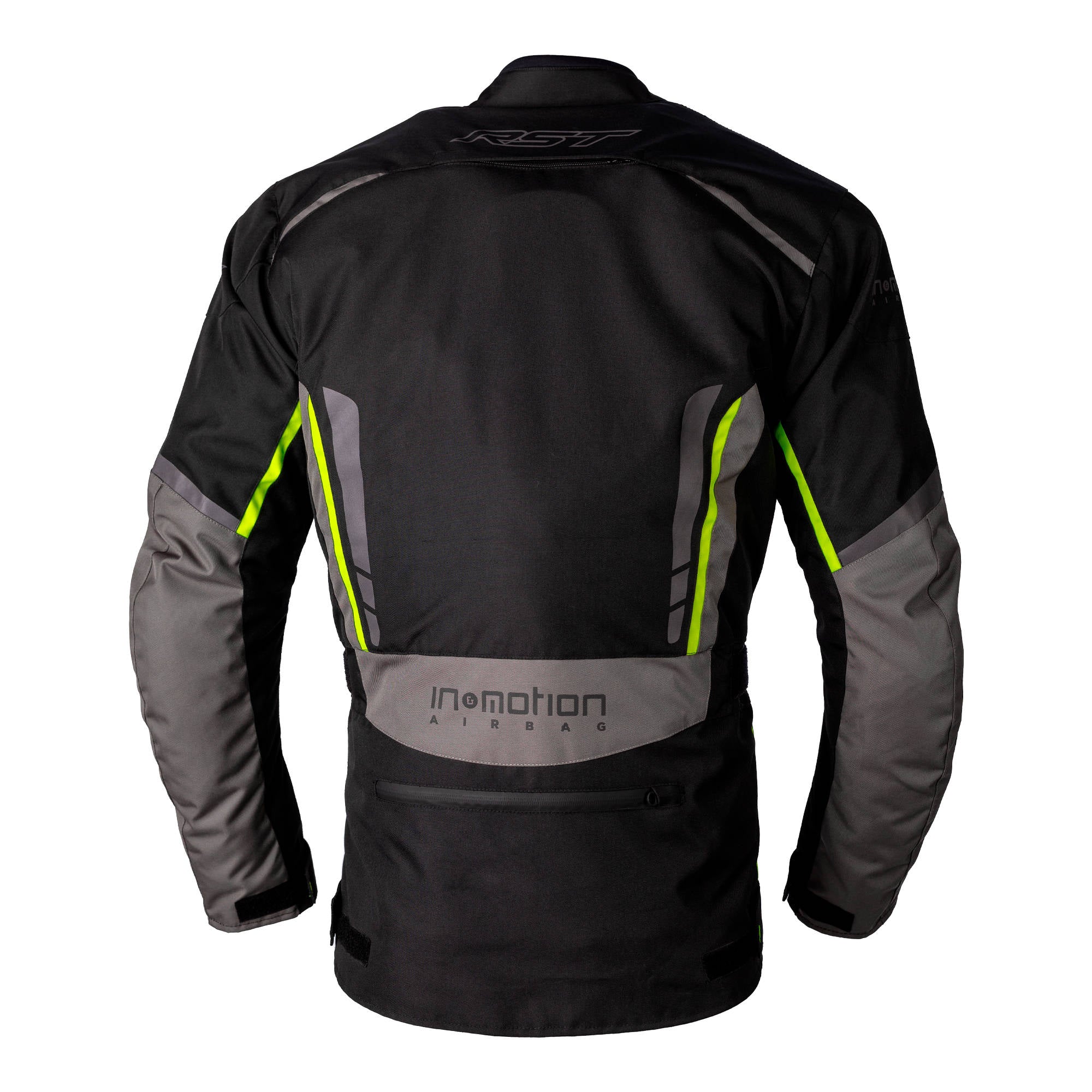 RST Axiom Plus Airbag CE Mens Textile Jacket - Fluo Yellow