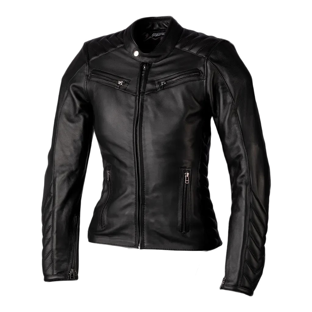 RST Roadster 3 CE Ladies Leather Jacket - Black