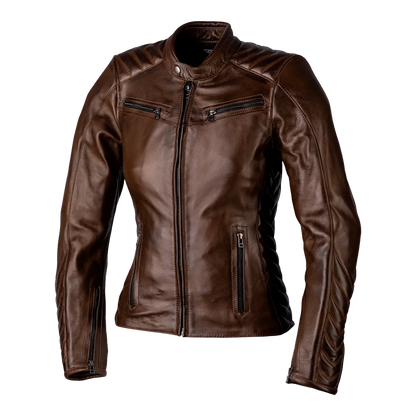 RST Roadster 3 CE Ladies Leather Jacket - Brown